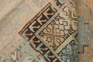 Semi-Antique 1950s Accent Rug - Thumbnail