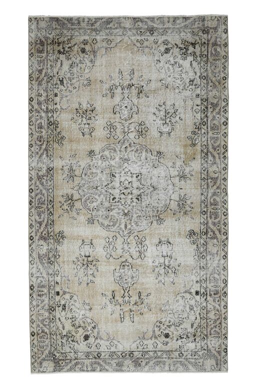 Handmade Beige Brown Area Rug