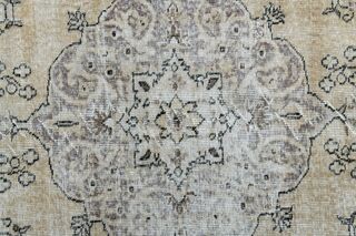 Handmade Beige Brown Area Rug - Thumbnail