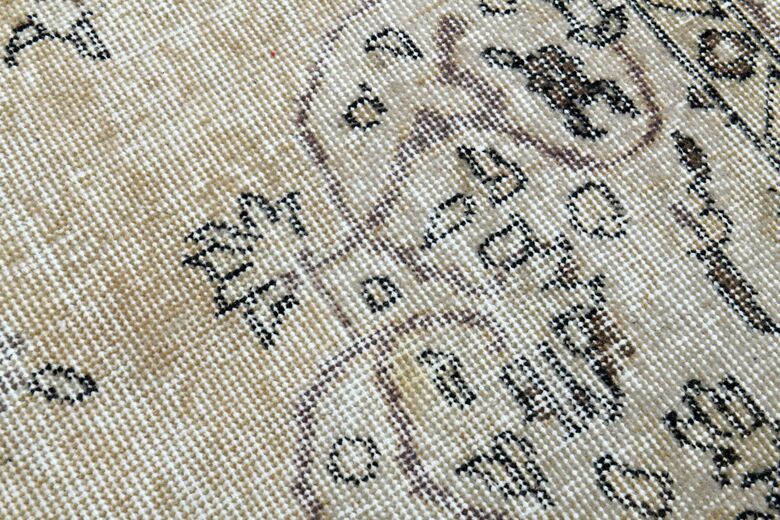 Handmade Beige Brown Area Anatolian Rug