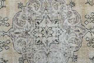 Handmade Beige Brown Area Anatolian Rug - Thumbnail