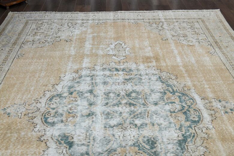 Faded Orange Brown Rug