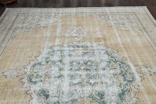 Faded Orange Brown Anatolian Rug - Thumbnail
