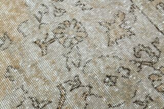 Faded Orange Brown Anatolian Rug - Thumbnail