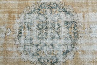 Faded Orange Brown Anatolian Rug - Thumbnail