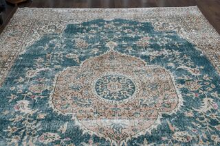 Blue Pink Area Rug - Thumbnail