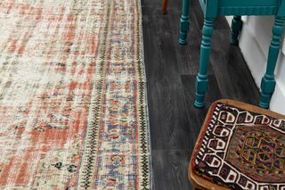 Distressed Antique Rug - Thumbnail
