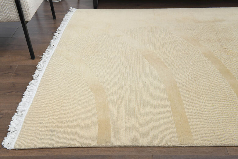 Handloom Angora Vintage Turkish Rug