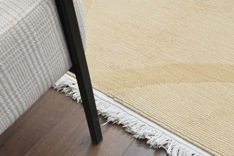 Handloom Angora Vintage Turkish Rug