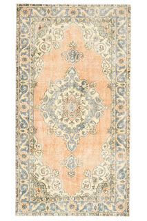 Handmade Vintage Oushak Rug - Thumbnail