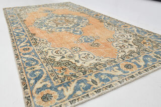 Handmade Vintage Oushak Rug - Thumbnail