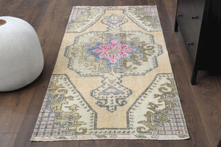 Handmade Vintage Area Rug - Thumbnail