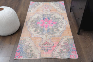 Handmade Vintage Area Rug - Thumbnail