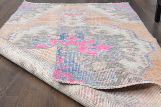 Handmade Vintage Area Rug - Thumbnail