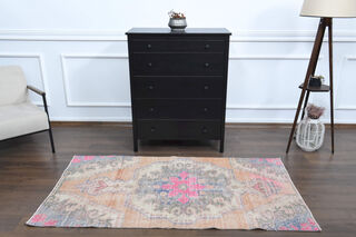 Handmade Vintage Area Rug - Thumbnail