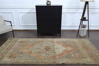 Handmade Vintage Long Area Rug - Thumbnail