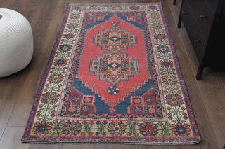 Handmade Vintage Area Rug - Thumbnail