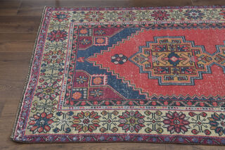 Handmade Vintage Area Rug - Thumbnail