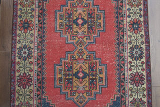 Handmade Vintage Area Rug - Thumbnail