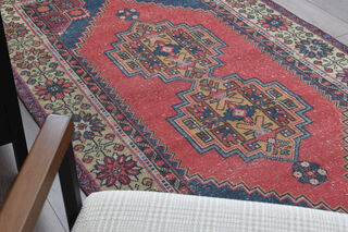 Handmade Vintage Area Rug - Thumbnail