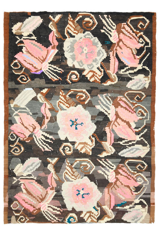 Dark Garden - Handmade Vintage Anatolian Area Rug