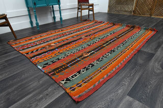 Handmade Vintage Area Rug - Thumbnail