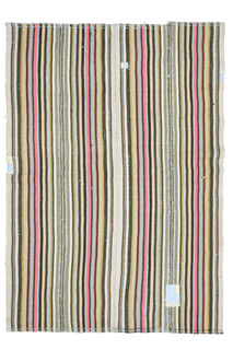 Flatweave Handmade Vintage Area Rug - Thumbnail