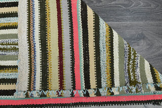 Flatweave Handmade Vintage Area Rug - Thumbnail