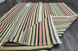 Flatweave Handmade Vintage Area Rug - Thumbnail