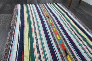 Handmade Vintage Runner Rug - Thumbnail