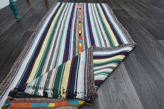 Handmade Vintage Runner Rug - Thumbnail