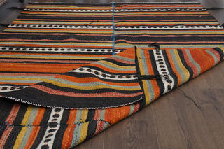 Mongolian Carpet - Handmade Vintage Area Rug - Thumbnail