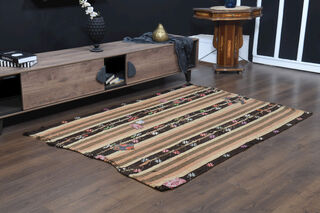 Handmade Vintage Area Rug - Thumbnail