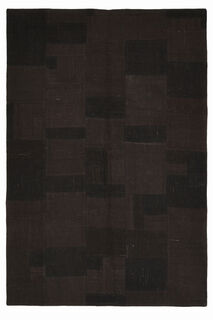 Dark Black - Patchwork Vintage Area Rug - Thumbnail