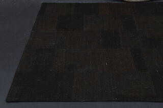 Dark Black - Patchwork Vintage Area Rug - Thumbnail