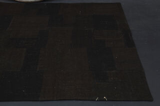 Dark Black - Patchwork Vintage Area Rug - Thumbnail