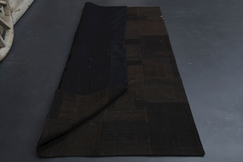 Dark Black - Patchwork Vintage Area Rug