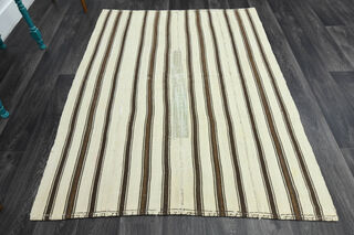 Boho Chic Kilim - Handmade Vintage Area Rug - Thumbnail