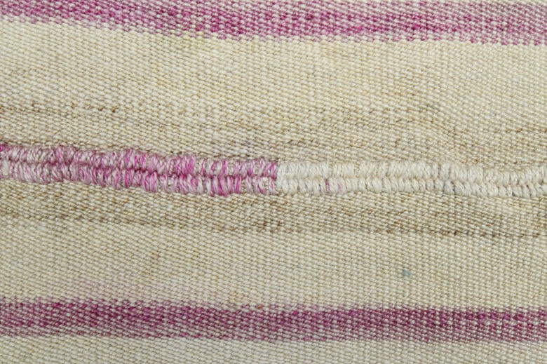 Cream Colored - Handmade Vintage Area Rug