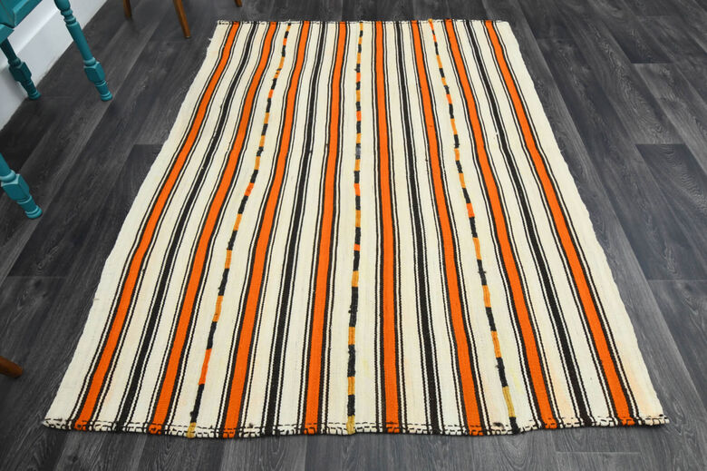 Striped Kilim - Handmade Vintage Area Rug