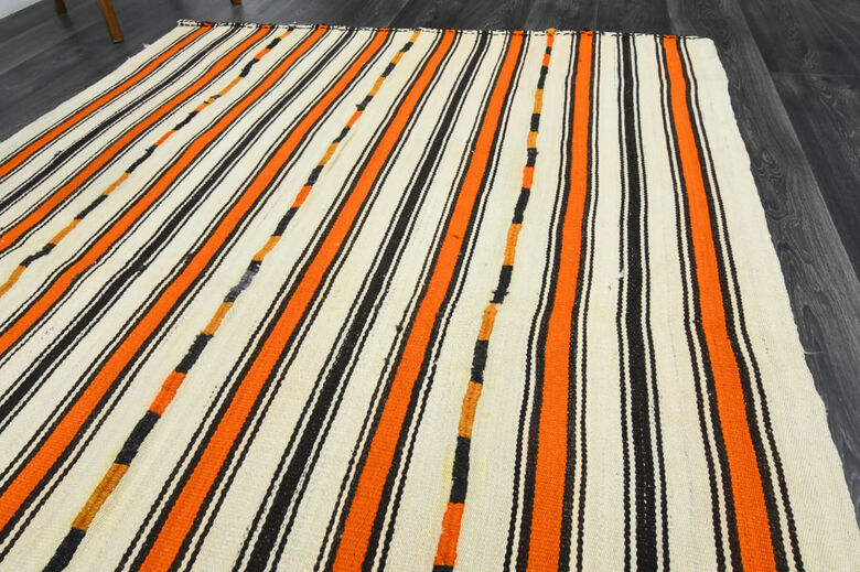 Striped Kilim - Handmade Vintage Area Rug