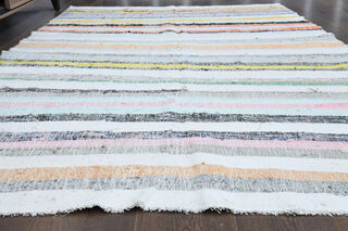 Flatweave Carpet - Handmade Vintage Area Rug - Thumbnail