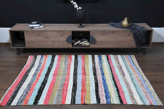 Handmade Vintage Area Rug - Thumbnail