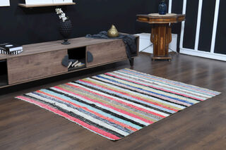 Handmade Vintage Area Rug - Thumbnail