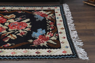 Handmade Vintage Oushak Area Rug - Thumbnail