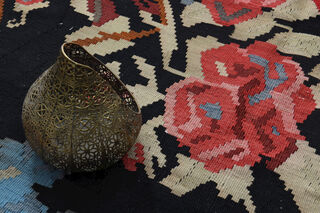 Handmade Vintage Oushak Area Rug - Thumbnail