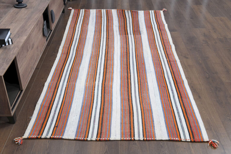 Handmade Vintage Oushak Area Rug