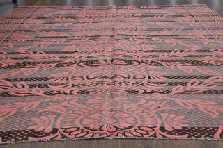 Vintage Handloom Thin Carpet - Thumbnail