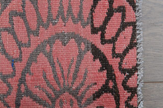 Vintage Handloom Thin Carpet - Thumbnail