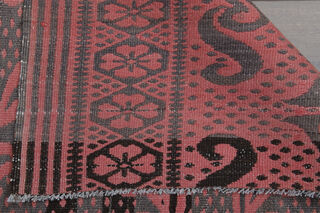 Vintage Handloom Thin Carpet - Thumbnail